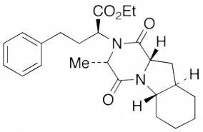 (S)-ethyl 2-[(3S, 5aS, 9aR, 10aS)-3-Methyl-1,4-dioxodecahydropyrazino[1,2-a]indol-2(1H)-yl]-4-phenylbutanoate